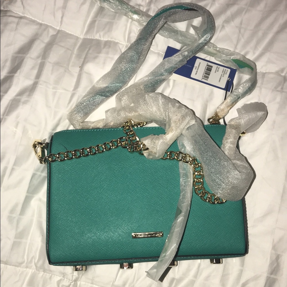 π Host Pick NWT Rebecca Minkoff Avery in Peacock - Picture 4 of 7